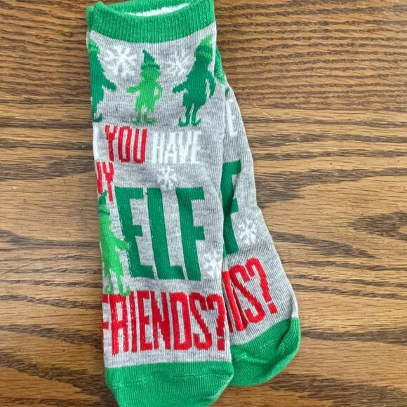 ELF Christmas Socks - Women's Sizes 5-8 but can stretch! Elf Sock Bundle - Picture 3 of 6